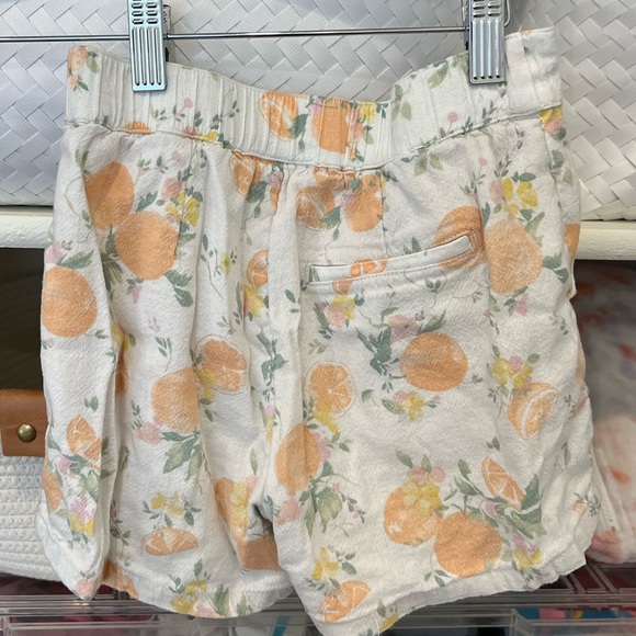 SOLD Abercrombie kids matching shorts set oranges print - Picture 4 of 7